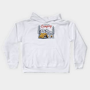 Let's Go Camping Kids Hoodie